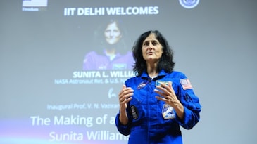 At IIT Delhi, Sunita Williams shares lessons from life in Orbit At IIT Delhi, Sunita Williams shares lessons from life in Orbit