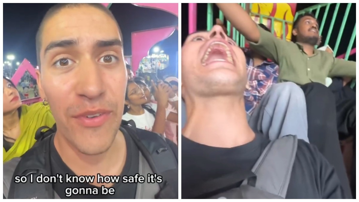 UK man documents his 'wild' experience on Indian amusement park ride in viral video