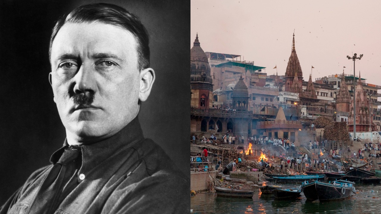 When Hitler spoke about burning corpses in Benares, and revealed his Nazi views