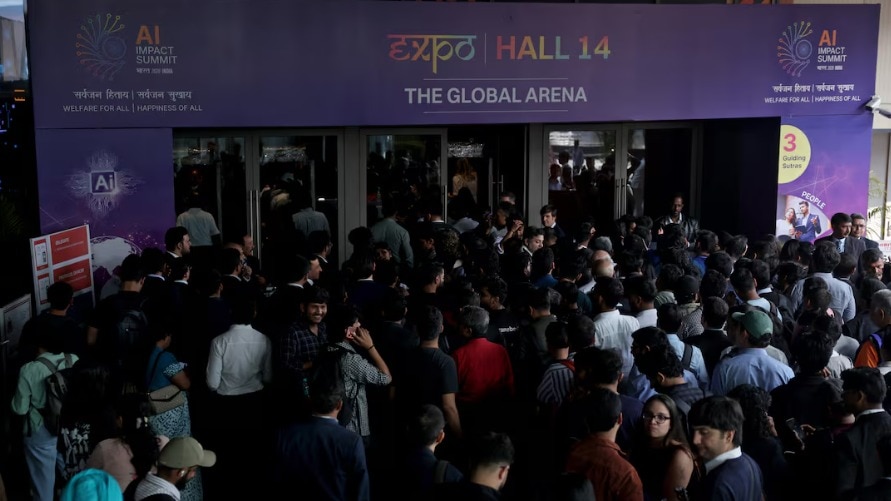 AI Summit in Delhi opens to huge interest, crowding leads to delays, confusion