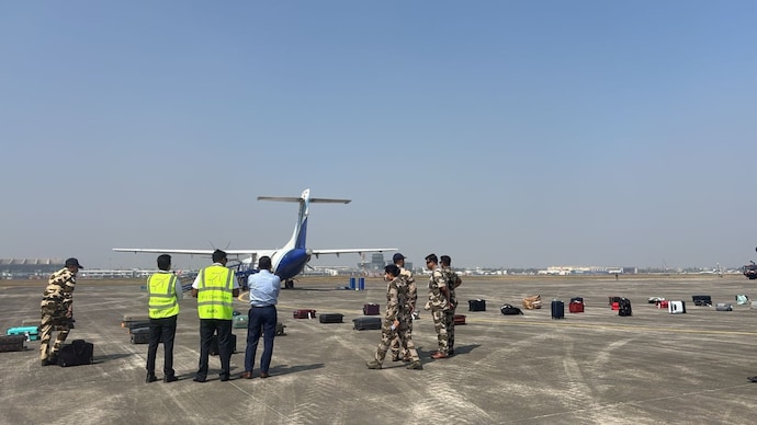Crew on Kolkata-Shillong IndiGo flight finds bomb threat on slip, plane grounded Crew on Kolkata-Shillong IndiGo flight finds bomb threat on slip, plane grounded
