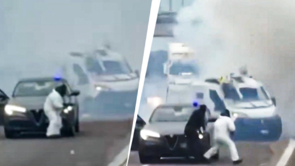 Money Heist-style robbery in Italy, thieves blow up truck, flee in heated chase