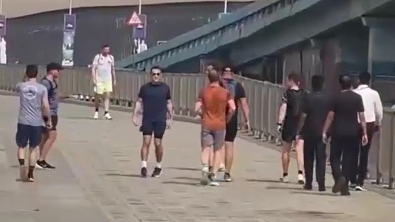 Video: Morning surprise for Mumbai as Macron's jog steals the spotlight