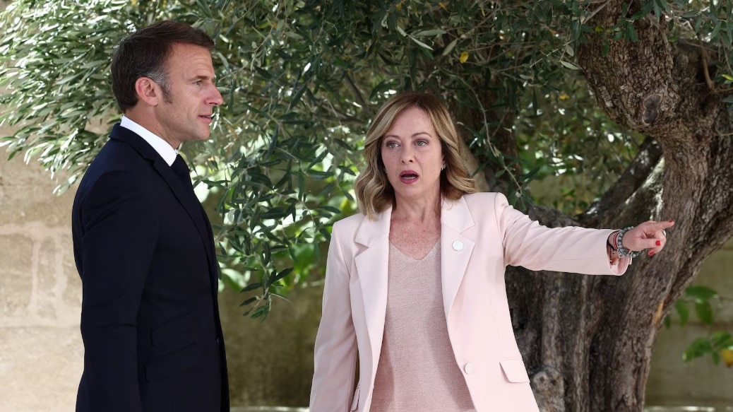 Stay at home, don't interfere: Macron shreds Meloni over French activist's death