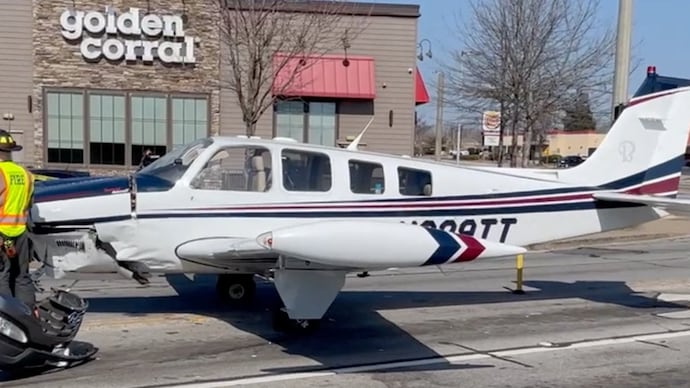 The aircraft was carrying a pilot and a student pilot, both of whom survived. (Reuters Photo) Gainesville plane crash