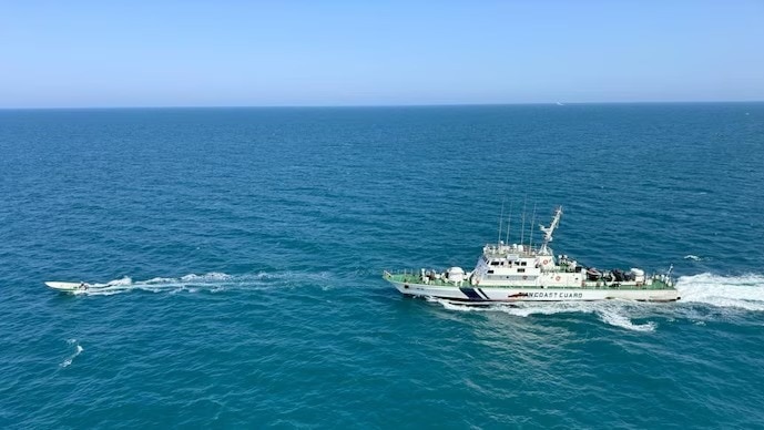 Coast Guard, Gujarat ATS seize drugs worth crores; detain 2 Pakistani nationals