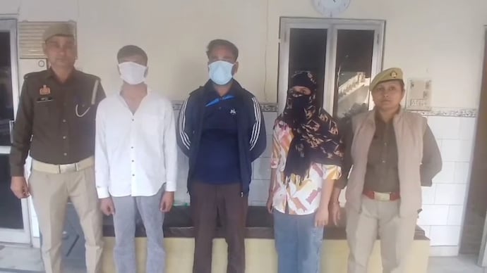 Police intervened, detained all three, and initiated action under breach of peace charges. Hapur