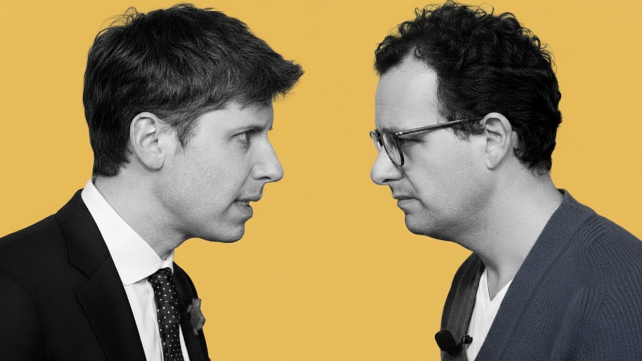 OpenAI CEO Sam Altman and Anthropic CEO Dario Amodei