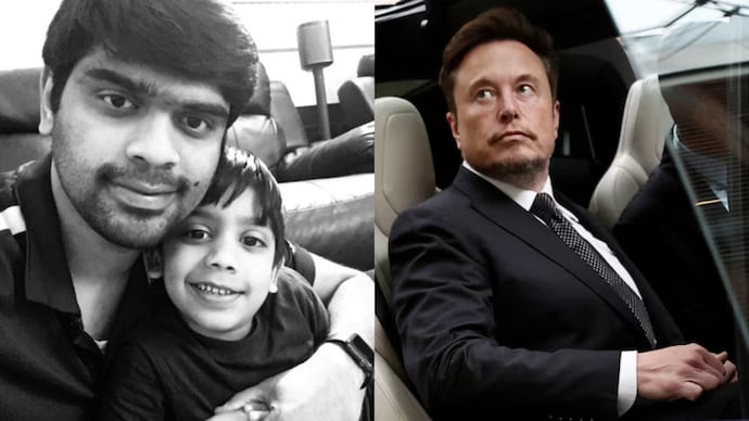 Raj Jegannathan reportedly directly to Elon Musk as Tesla VP. (Photos: X/Reuters)