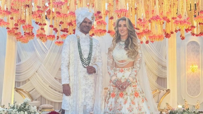 Shikhar Dhawan and Sophie Shine were first spotted together during Champions Trophy 2025 (Source: Yuzvendra Chahal Instagram) Shikhar Dhawan, Sophie Shine
