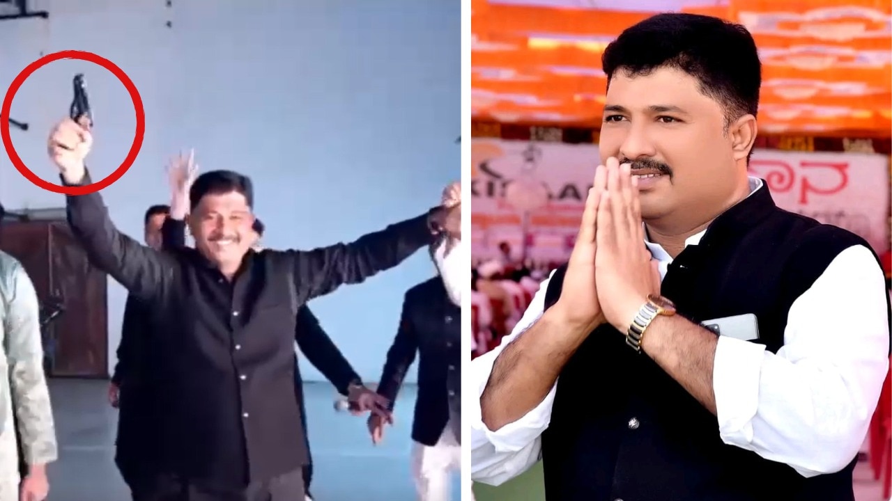 Video: Karnataka MLA waves gun to Dhurandhar song at family event, row erupts
