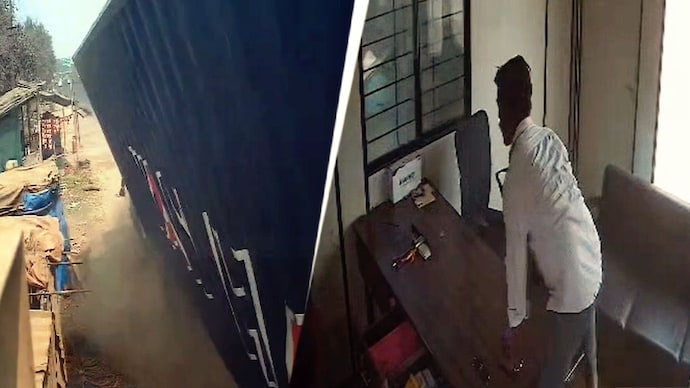 The whole incident was caught on camera The whole incident was caught on camera