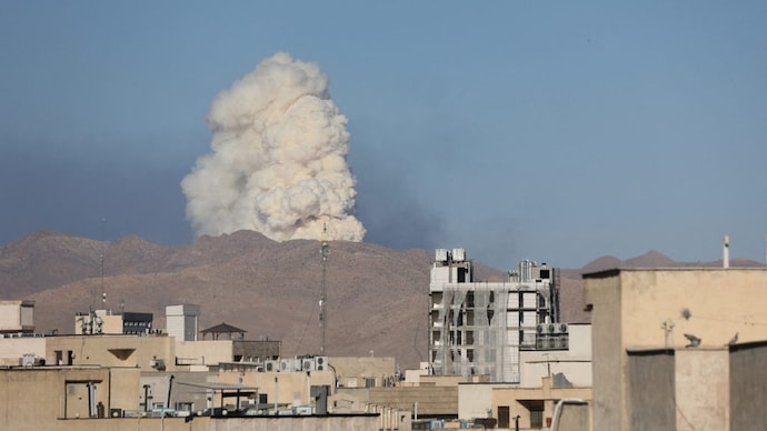 Smoke rises following an Israeli attack in Tehran, Iran US Iran war