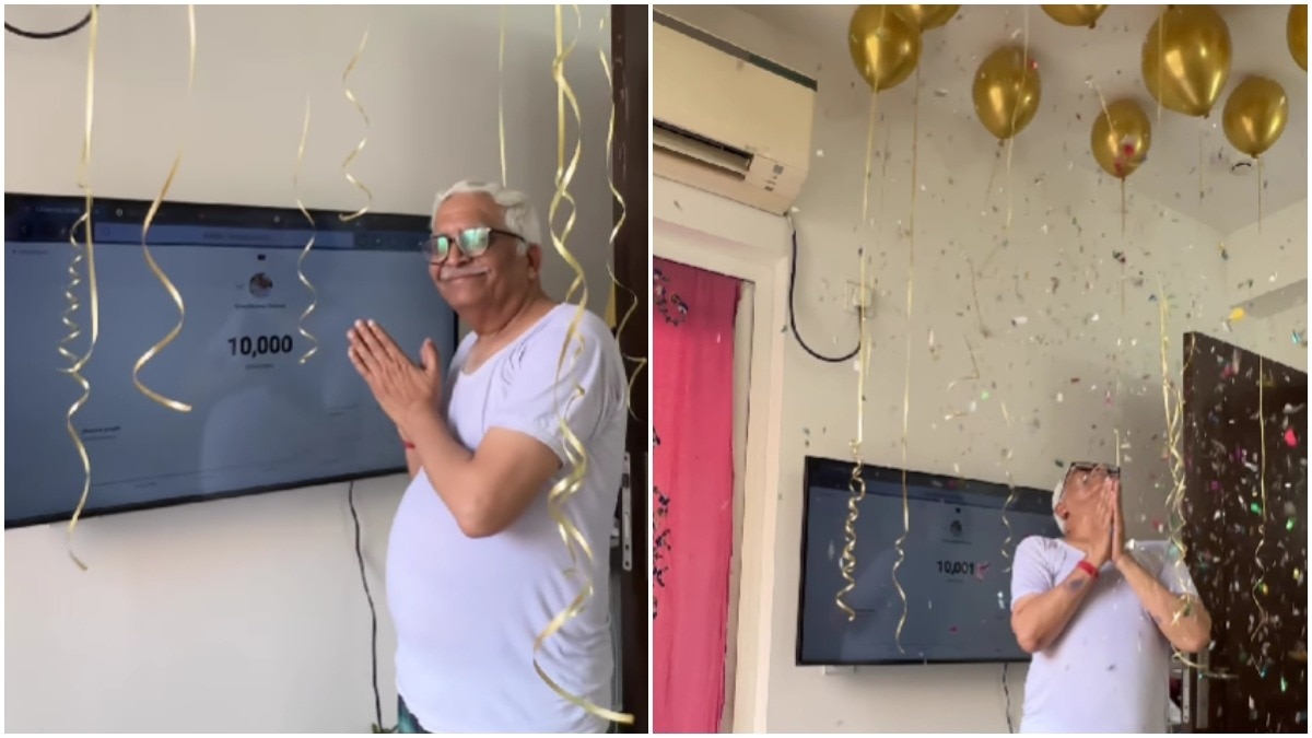 Insta Uncle, 70, Hits 10K YouTube Subscribers
