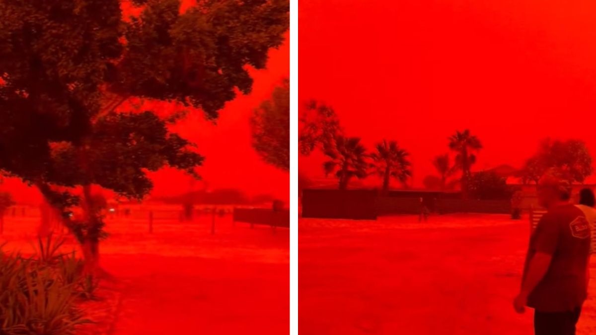 Watch: Skies in Australia eerily turn blood-red. Here's what happened