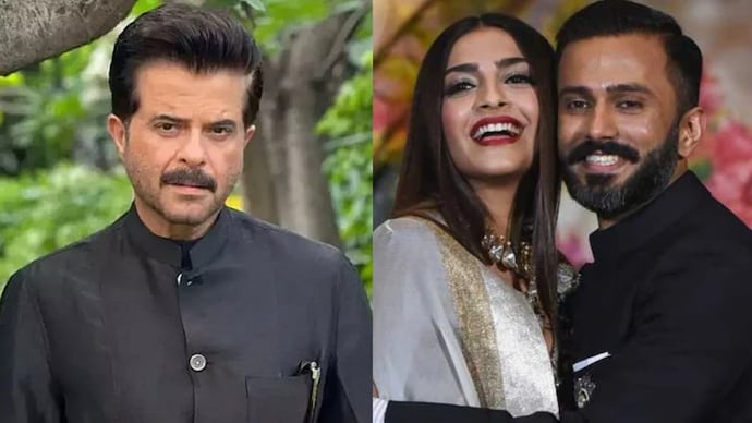 Anil Kapoor expressed happiness on welcoming son to Sonam-Anand Ahuja's house. Anil Kapoor, Sonam Kapoor, Anand Ahuja