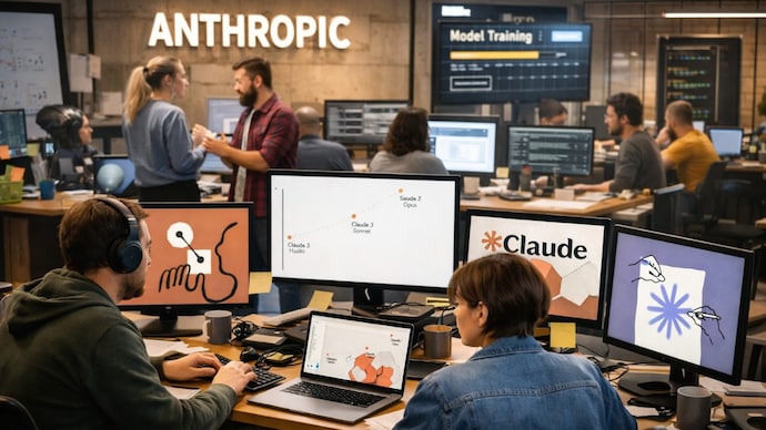 Representative image created using AI by Divya Bhati anthropic office