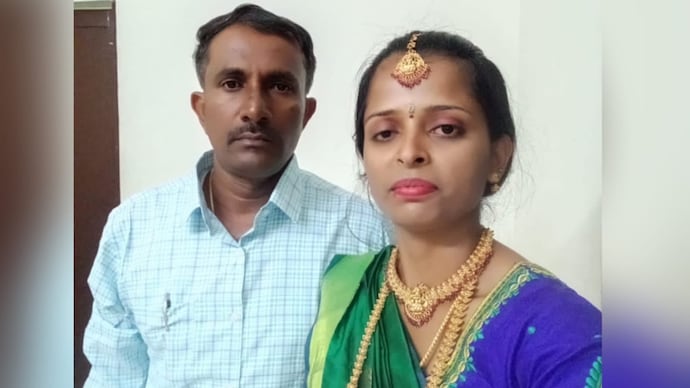 Asha murdered her husband Paramesh (in photo) with the help of her lover. Asha murdered her husband Paramesh (in photo) with the help of her lover.