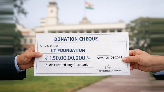 A wave of big alumni donations is hitting India’s top colleges as founders shift from building wealth to building legacy with large donations flowing into IITs, IIMs and private universities. (AI-generated image) Big alumni endowments may push Indian colleges into global league faster