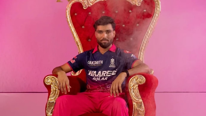 Brijesh Sharma makes his IPL debut for Rajasthan Royals. (Image: Instagram/ Brijesh Sharma) Brijesh Sharma