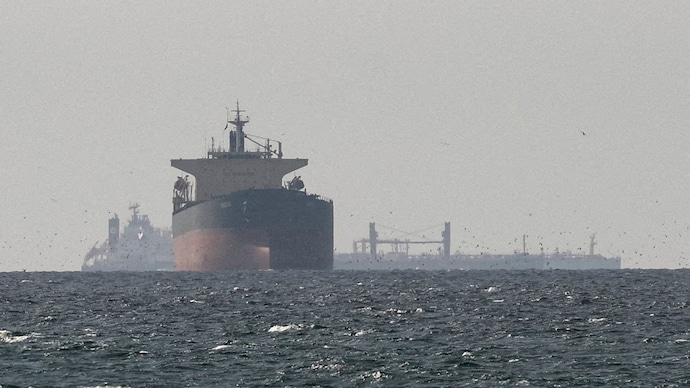Cargo ships in the Gulf, near the Strait of Hormuz. (Reuters) Cargo ships in the Gulf, near the Strait of Hormuz. (Reuters)
