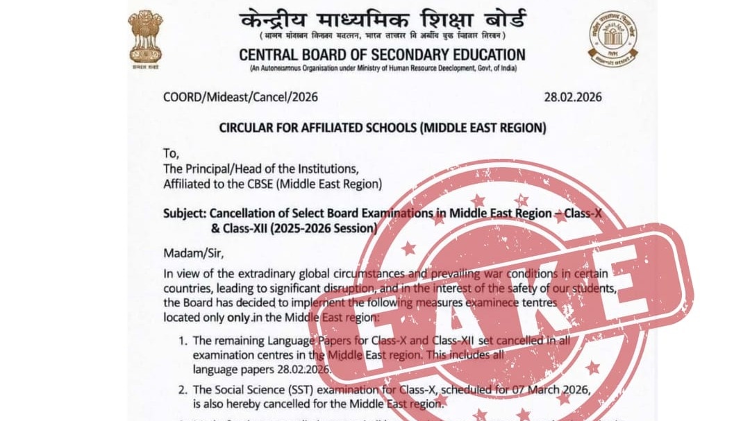 CBSE board exams in Middle East cancelled? Fake CBSE circular sparks panic