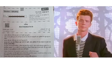 Did a CBSE Maths exam QR code 'Rickroll' students? Internet reacts to viral claim Did a CBSE Maths exam QR code 'Rickroll' students? Internet reacts to viral claim