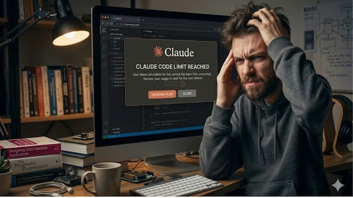 Users are complaining that they are reaching Claude's token limits much faster than before. (Representational image made with AI)
