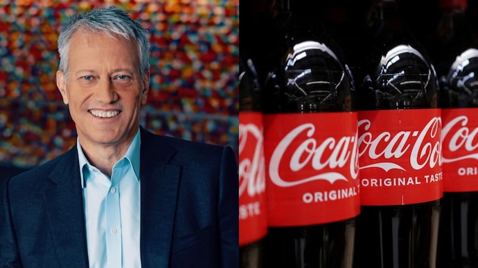 Coca Cola CEO James Quincey admitted that AI played a role in his decision to step down. (Photos: Coca Cola/Reuters)