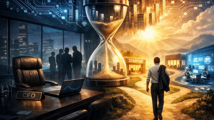 Corporate India’s new reality: CEOs, layoffs, and AI-driven resets (AI generated image) Corporate India’s new reality: CEOs, layoffs, and AI-driven resets (AI generated image)