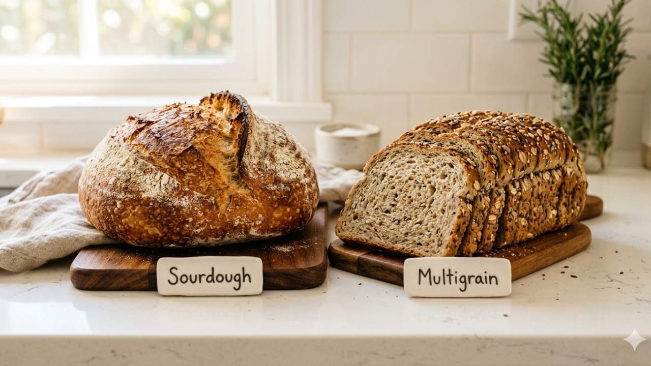 Sourdough bread vs multigrain bread: Which is healthier?