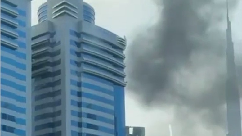 Video: Dubai Financial Centre building hit by debris as city thwarts Iran drones