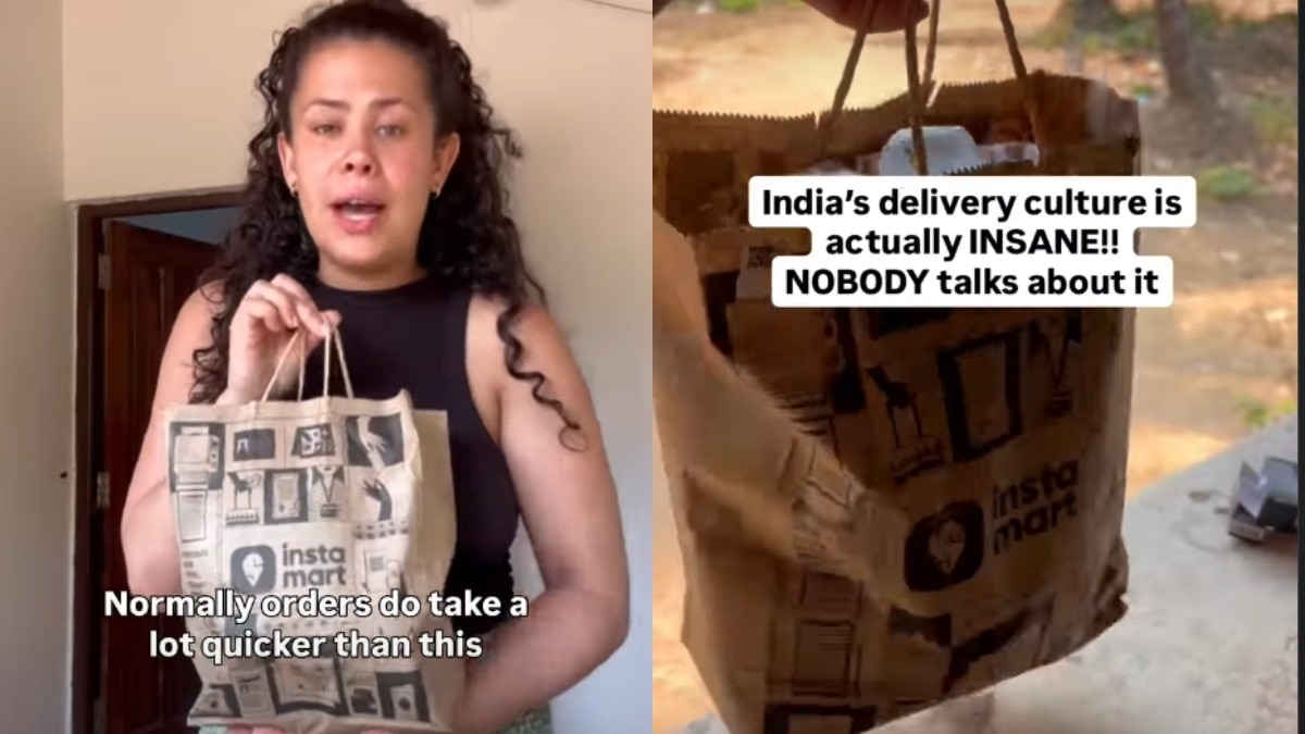 Foreign tourist amazed by 20 minute grocery delivery in Goa. Video goes viral