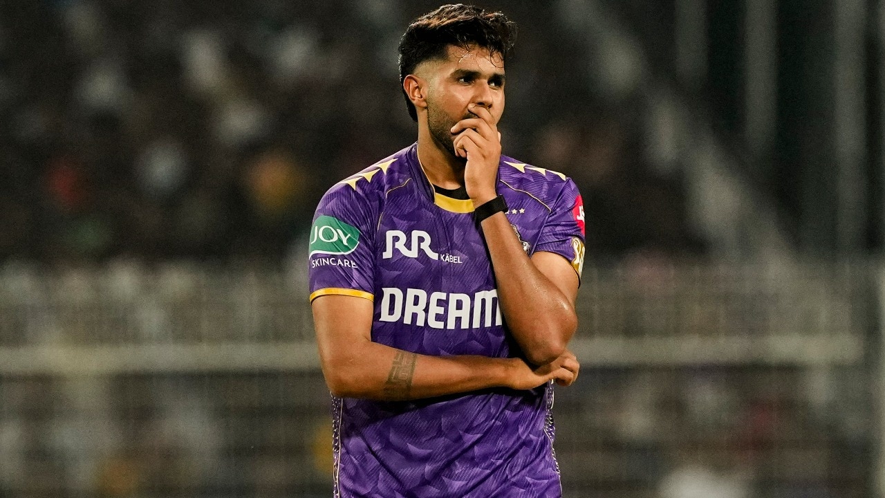 Watch: KKR injury worries grow as Harshit Rana spotted on crutches, IPL 2026 in doubt