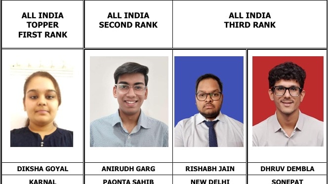 ICAI CA Final Result 2026: Diksha Goyal bags AIR 1; 7,590 clear exam. Check toppers