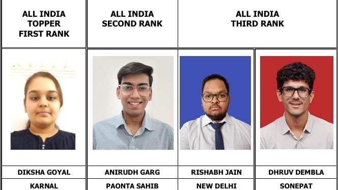 ICAI CA Final Result 2026: Diksha Goyal bags AIR 1; 7,590 clear exam. Check toppers