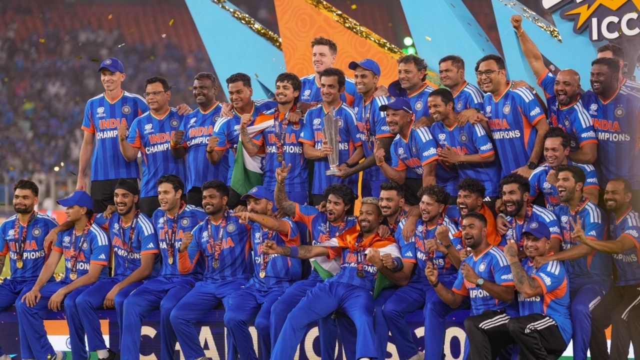 In photos: Inside India's T20 World Cup victory celebration