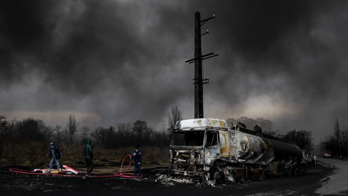 How a weather system fuelled a petrol rain over Iran