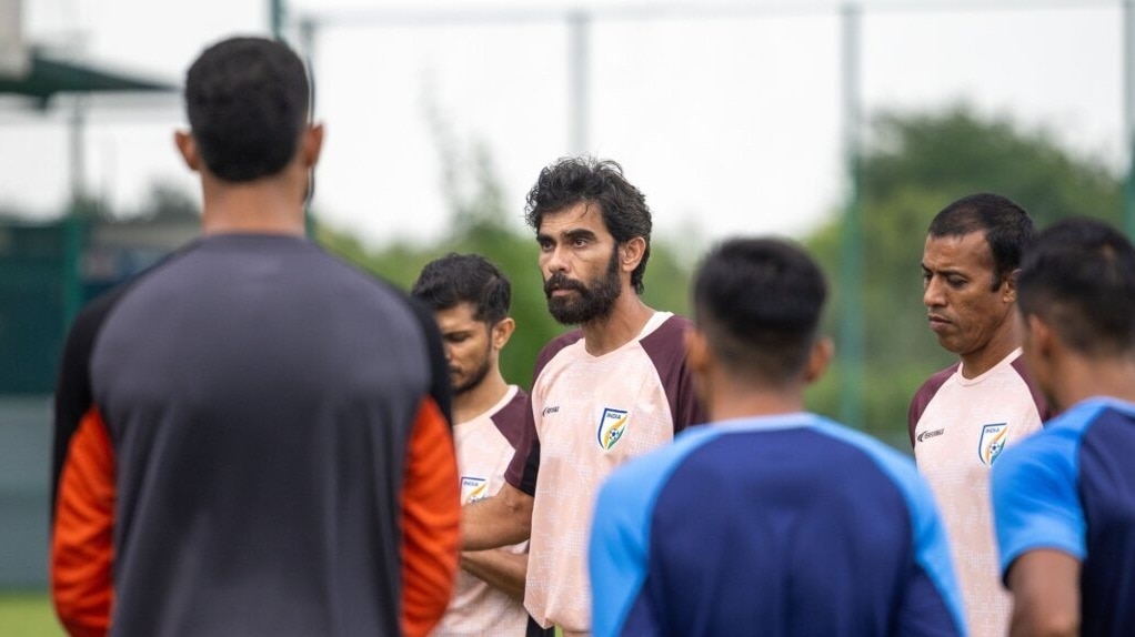 Jamil is hoping to guide India to strong finish in their AFC Asian Cup qualifiers. (Photo: AIFF) Khalid Jamil