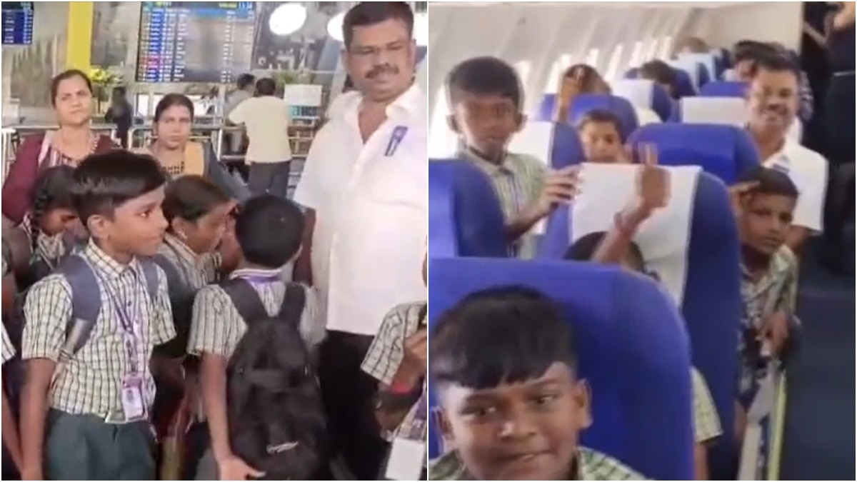 Tamil Nadu Principal Funds First Flight for 20 Students