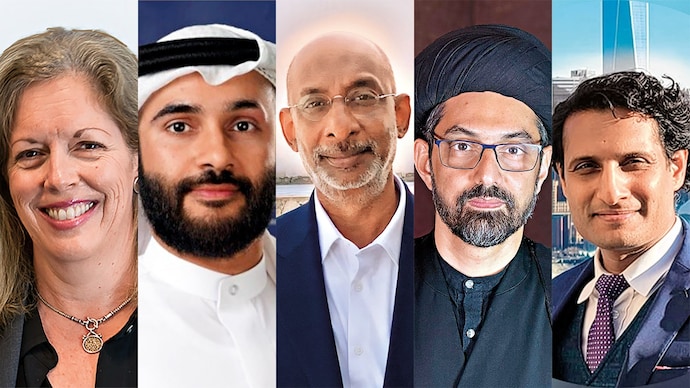 (left to right) Stephanie T. Williams, Dr Hasan Alhasan, Gaddam Dharmendra, Syed Akif Zaidi and Raja Karthikeya.