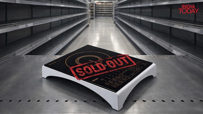 Social Media/India Today) lpg crisis iran war us israel india induction cooktops run out of stock quick commerce blinkit instamart physical stores utensils