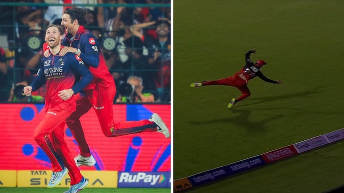 IPL 2026: Phil Salt took a blinder to dismiss Ishan Kishan. (Image: Instagram, Screengrab RCB) Phil Salt