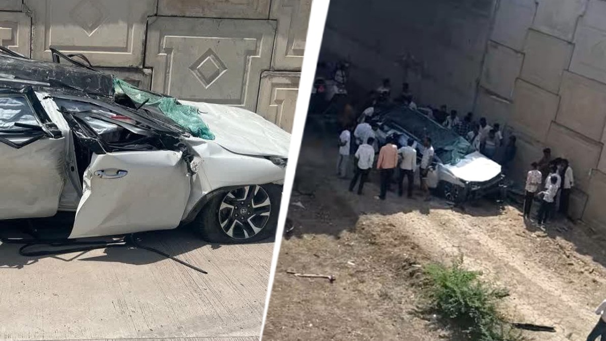 3 friends, returning from Ladakh trip, die after car plunges 30 feet off flyover