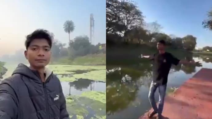 A video showing Bittu Tabahi's solo river cleanup has inspired Anand Mahindra. (Photo: X) river cleanup