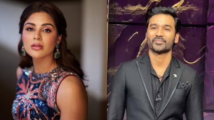 Sanyukta shared information about working with Dhanush. (Credit: Instagram/@iamsamyuktha_ @dhanushkraja) Samyuktha