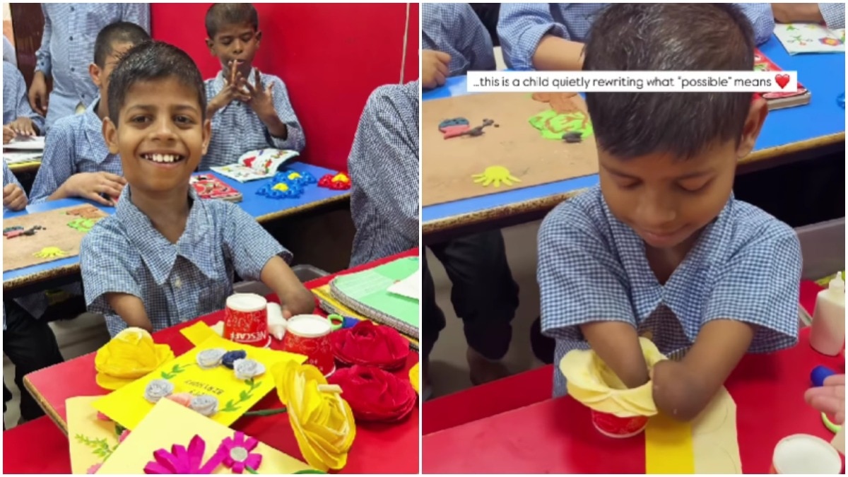 Disabled Kid's Paper Rose Wows the Internet