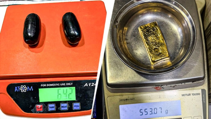 The woman had concealed 553 grams of 24-carat gold, valued at Rs 83.29 lakh, in capsules hidden inside her body. (Photo: India Today) The woman had concealed 553 grams of 24-carat gold, valued at Rs 83.29 lakh, in capsules hidden inside her body.