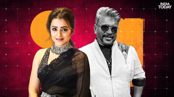 Trisha condemned director Parthiban's distasteful comment on her during an award show. (Photo credit: India Today/Ayushi Srivastava) Trisha and R Parthiban