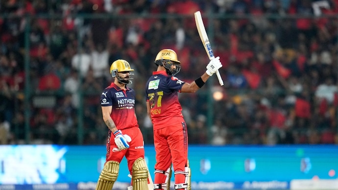 Virat Kohli and Devdutt Padikkal made light work of a 202-run chase vs SRH in Bengaluru (AP Photo) Virat Kohli and Devdutt Padikkal